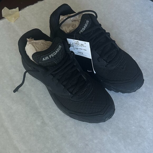 Comme des Garçons Homme Plus Black Nike Edition Air Pegasus 2005 Sneakers - Picture 1 of 6